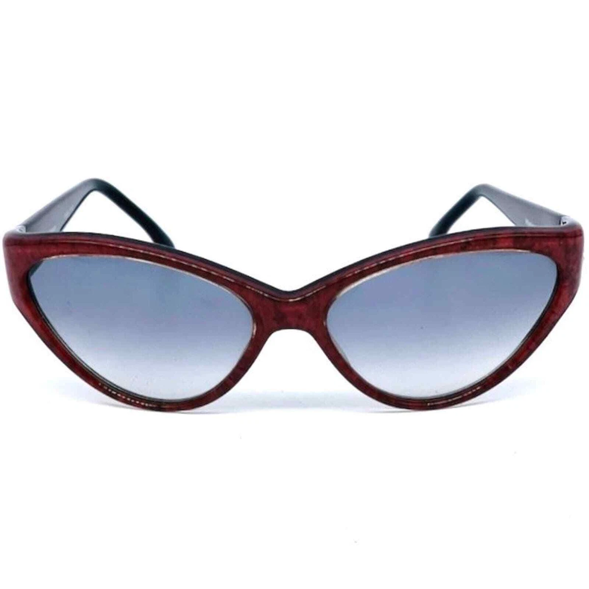 YSL 8404 burgundy marble sunglasses Made in France in the  display picture 3
