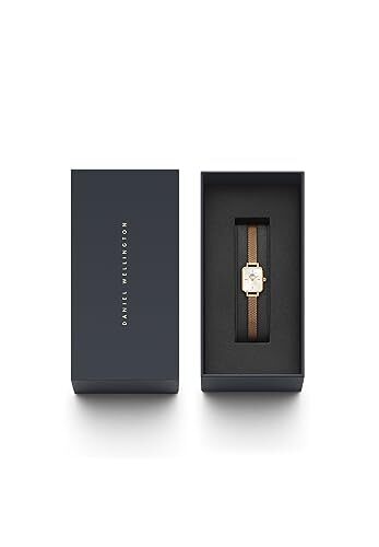 Daniel Wellington 腕時計 QUADRO MINI MELROSE CHAM DW00100651 Quadro Mini Melrose Rose Gold Champagne Watch DW00100651