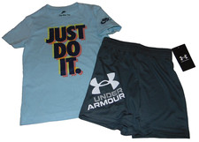  NWT Boys UNDER ARMOUR  NIKE Outfit Size 4 Super Cute FS: 
