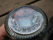 COLUMBUS OHIO 6 Oz Embossed Coca-Cola Coke Bottle 