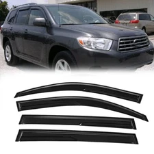 For 2008-2013 Toyota Highlander Mugen Style Window Vent Visors Sun Rain Guards