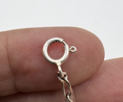 Collana Southwestern in argento massiccio e pietra turchese colomba/uccellino 16,5" - Foto 5 di 9