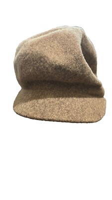 August Wool Blend Brown Cadet Cap Hat One Size