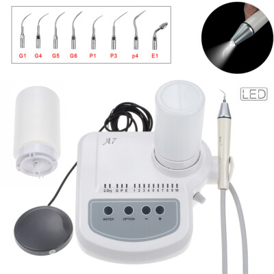 SKL Dental Ultrasonic Scaler A7 with DTE LED Detechable Handpiece+2 Bottles CE