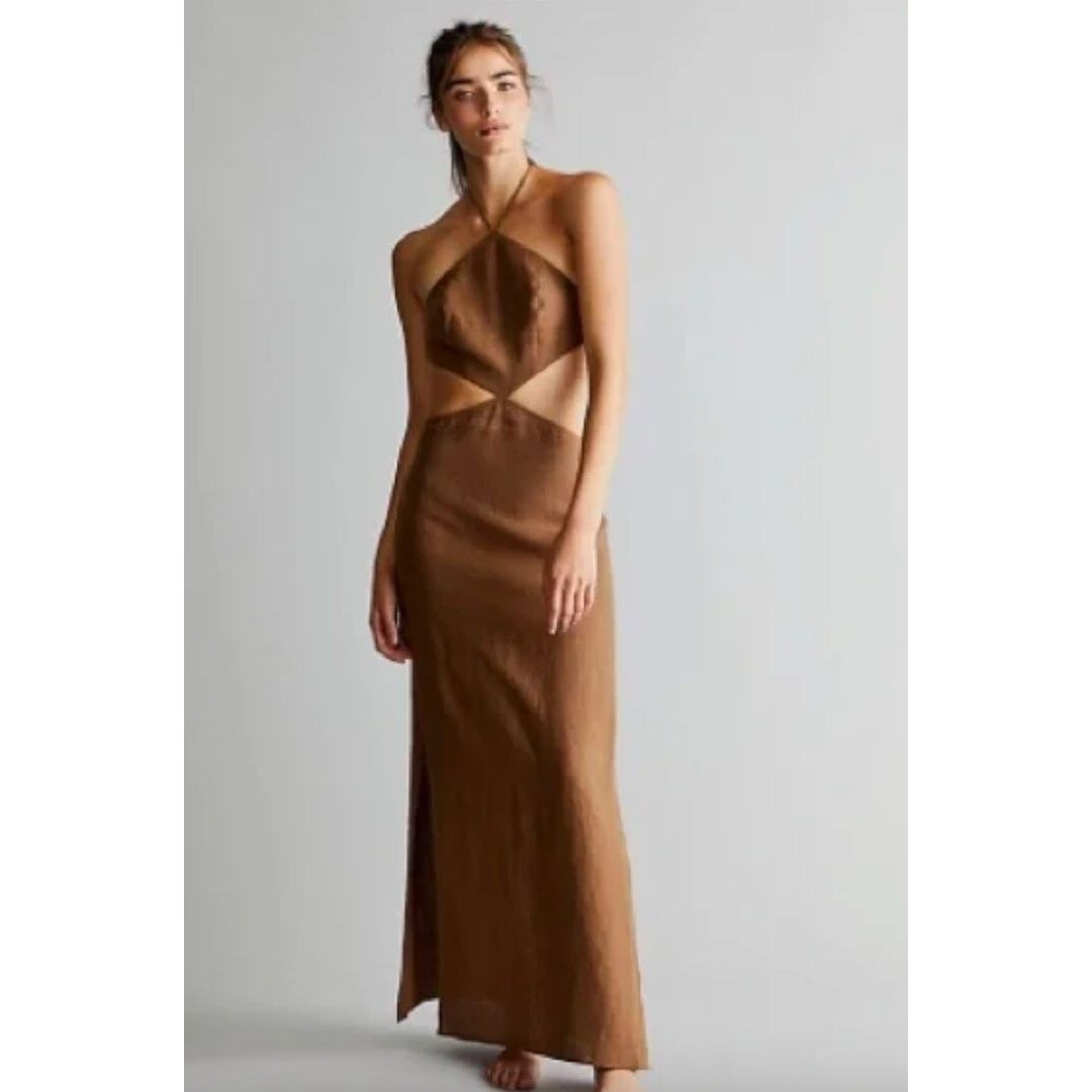 ronny kobo cut out dress Ronny Kobo Women's Maxena Cutout Maxi Dress, Cornflower, X-Small at Amazon  Women's Clothing store