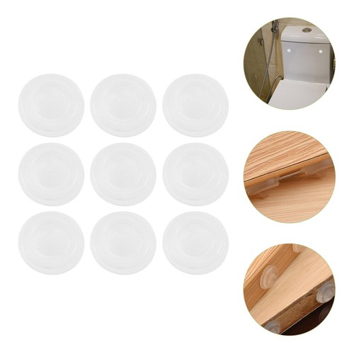 100 Pcs Anti-collision Rubber Pad Cabinet Door Pads Adhesive Silicone Bumpers
