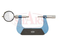 Shars 1-2" Dial Snap Gage 0-10 AGD2 W/ 1" Dial Indicator .00001" New R]