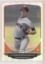2013 Bowman Chrome Prospects Refractor Chris Stratton #BCP154 0w8