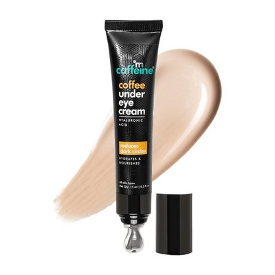 mcaffeine Coffee Under Eye Cream Gel  Dark Circles Vitamin E for Puffiness 15 Gm