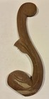 Two Antique Carved Wooden Furniture Accent Pieces, ~5” by 12” by 7/8” thick — photo 4