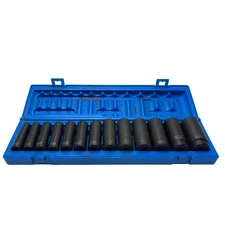 Grey Pneumatic 1312D 1/2" Drive 13-Piece SAE Deep Impact Socket Set