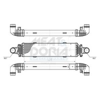 Meat & Doria LadeluftküHler LLK FüR Mercedes C-Klasse T-Model Glk-Klasse S204