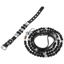 Puppy Collar and Leash Set Dog with Buckle Walking Traction Rope