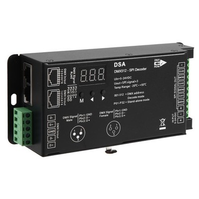 LED-Pixel-DMX512-zu-SPI- für -Konverter MAX900 Dots TTL-Pixel-Controller DC4558