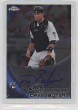 2010 Topps Chrome Rookie Auto Drew Butera #202 Auto 4i6