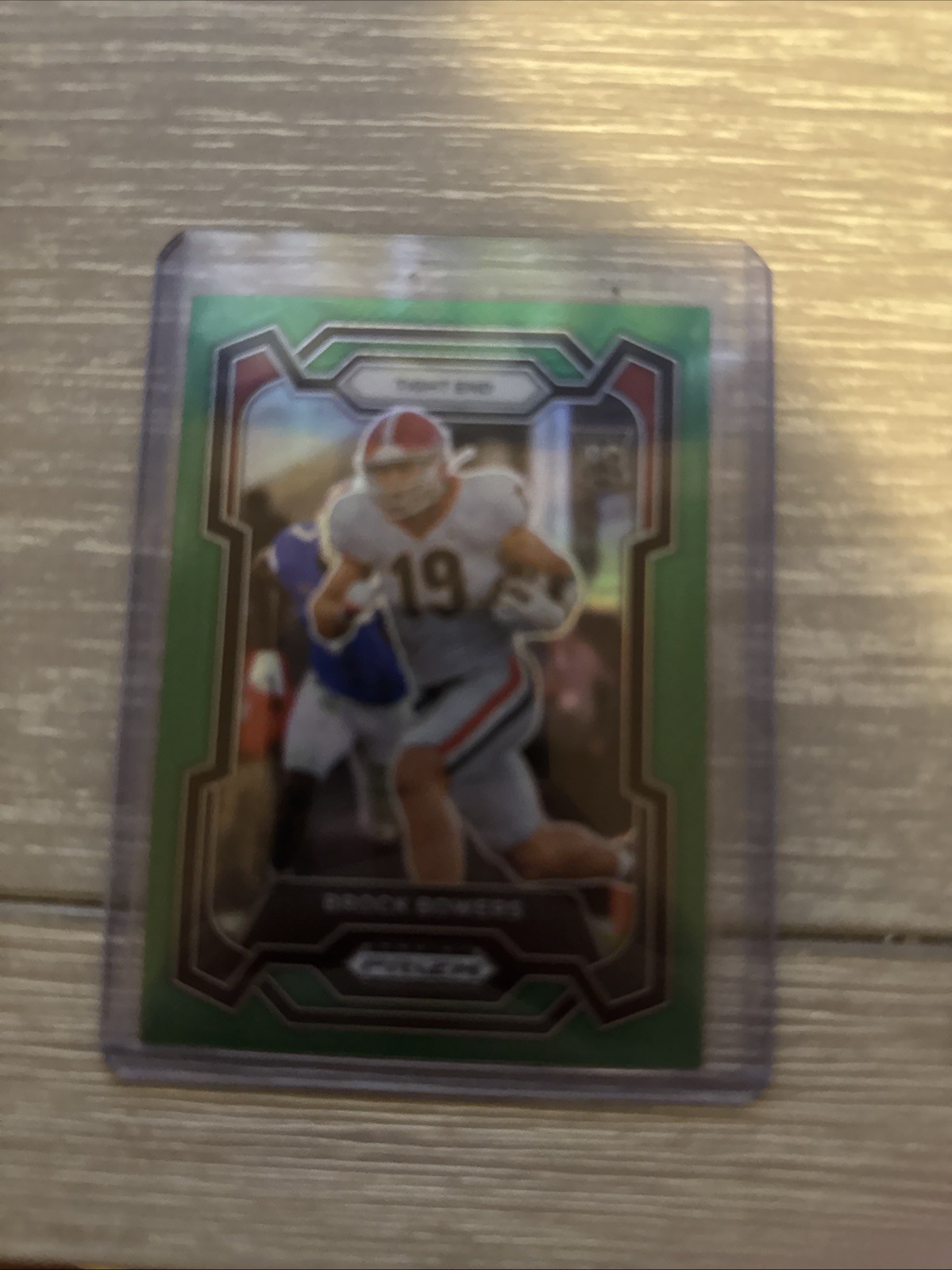 2024 Panini Prizm Draft Picks - Brock Bowers #107 Green Prizm (RC)