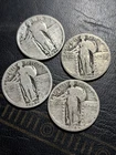 (4) Standing  Liberty Quarters - 90% Silver Lot