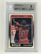 1988-89 Fleer - Michael Jordan #17 Chicago Bulls HOF BGS 9