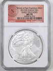 2013-(S) 1oz Silver American Eagle MS70 NGC 3695416-325 Early Releases
