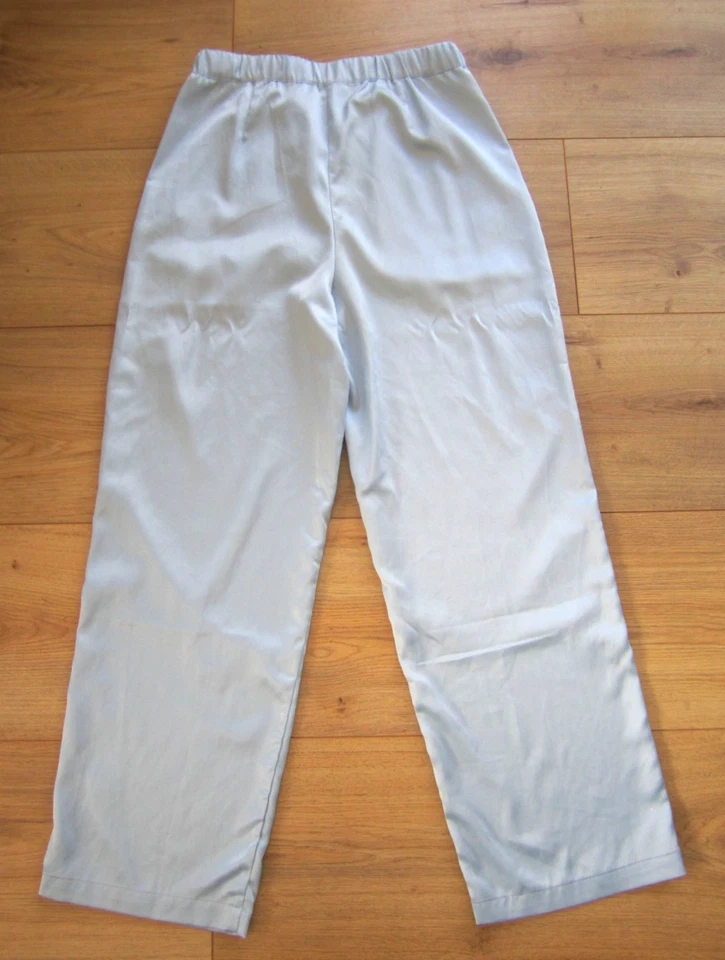 ICHI Damen Satin Hosenanzug Leicht Hellblau Größe 34 - Bild 4 von 4