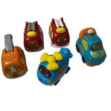 Vtech Go Go Smart Wheels Lights  Sounds Cars Lot of 5 Working Sound Vehicles