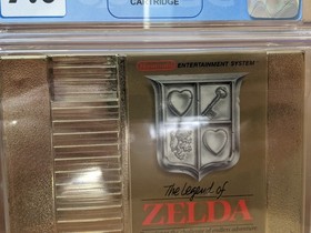 Legend of Zelda NES Nintendo CGC 7.0 Graded 5 Screw TM First Print Cart Not WATA