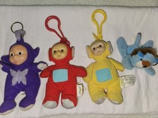 Vintage Happy Meal Plush Teletubbies, Random , Lot Of 4