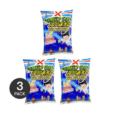 WANT WANT LONELY GOD Vegetable Potato Twists - 3 Bags2.46 oz