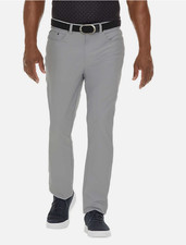 Greg Norman Men's Ultimate 5-Pocket Pants ML75 Gray Size 30x30