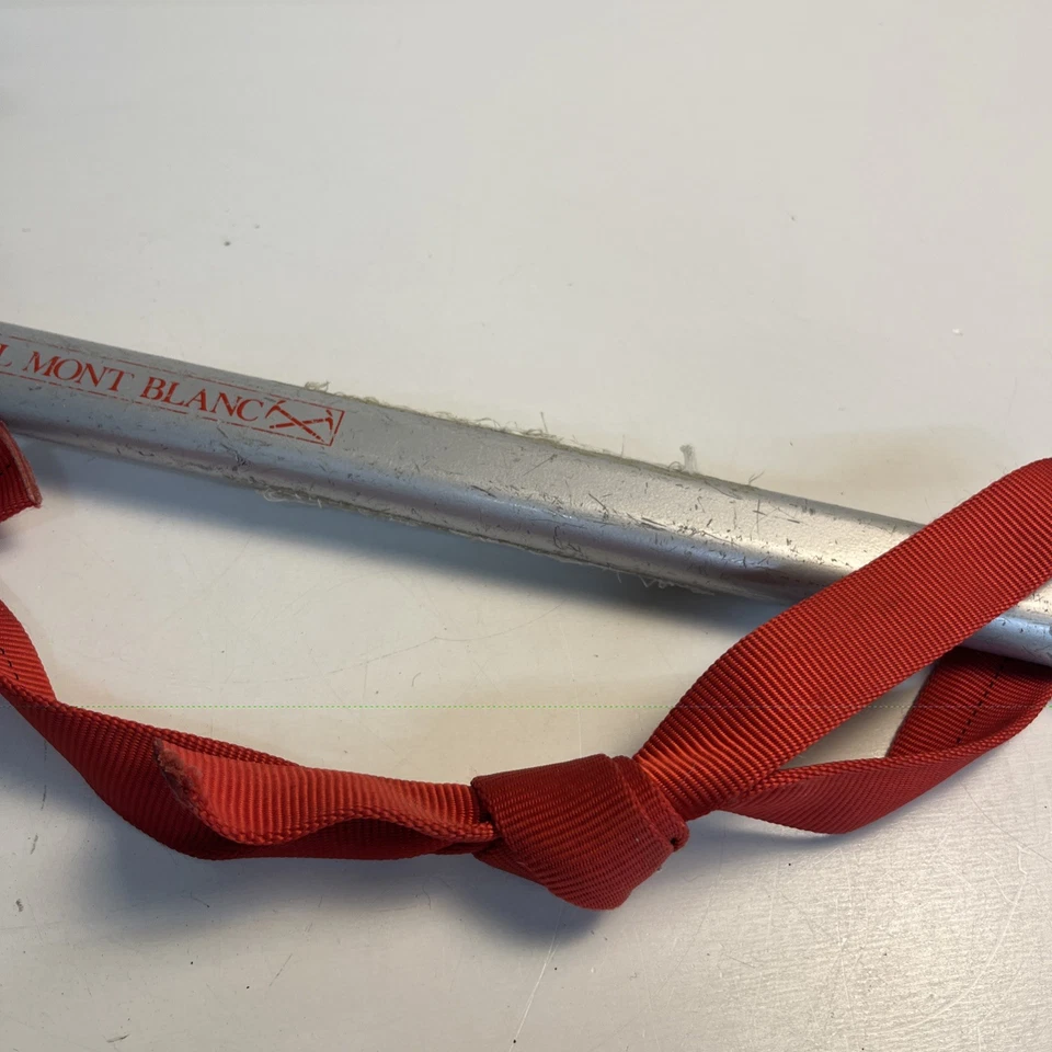 Vintage Grivel Mont Blanc Italy Ice Axe With Leather Sheath 21 in Handle - Image 4 of 4