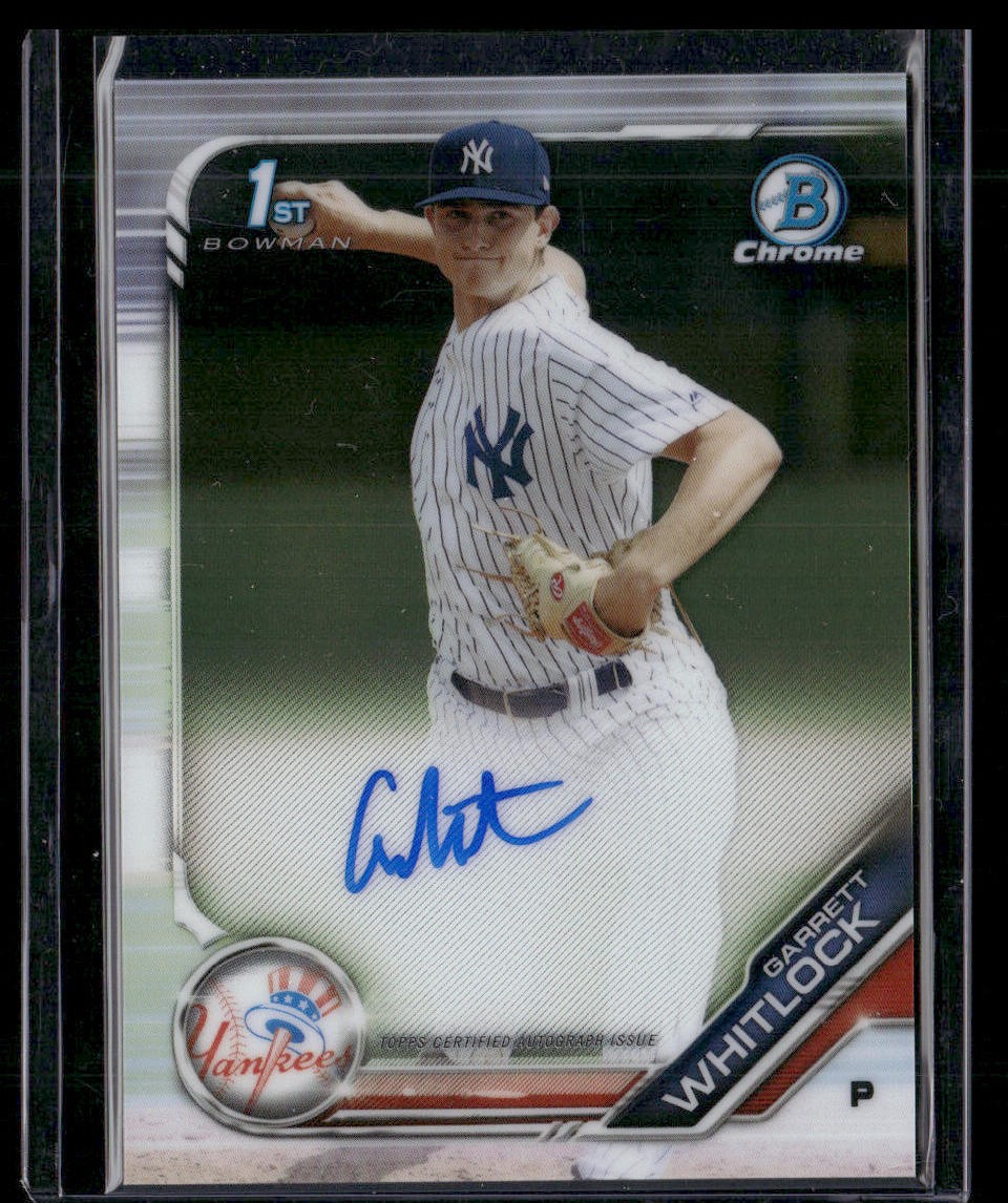 2019 Bowman Chrome Garrett Whitlock