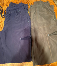 Scrubstar Medical Scrub Pants XS/S Blue Gray Poly/Spandex Solid Twill RN93643