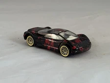 Hot Wheels Avus Quattro 1998 Tech Tones Black w/ Mtlflk Dark Red