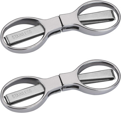 2Pcs Folding Scissors Portable Stainless Steel Telescopic Cutter Safety