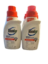 2x Roundup Weed & Grass Killer Concentrate, 35.2oz