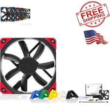 NF-S12A PWM chromax.Black.swap,  Quiet Fan, 4-Pin 120mm, Black