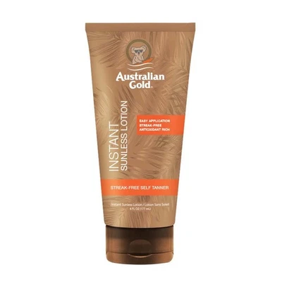 Australian Gold Sunless Instant Rich Bronze Color Lotion 177 Ml (La confezione - Imagen 1 de 4