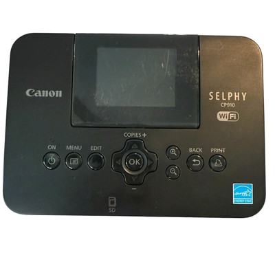 Canon Selphy CP910 Digital Photo Dye Sublim Printer WiFi-NO CORD/TRAY-INK STUCK