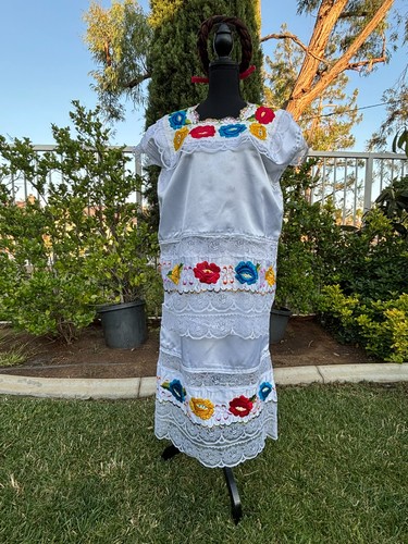 Ballet Folklorico, Dress, Yucatan, Vestido, Muy Bonita, Used, Costume, Flores