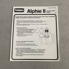 1986 Playskool Alphie II Educational Robot - ...