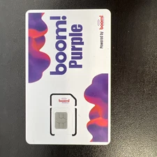 Boom Mobile- Purple -$5 Plan