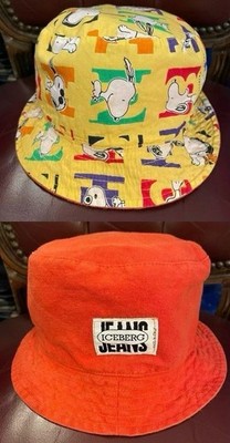 Charlie Brown Snoopy Denim Reversible Bucket Hat Peanuts Gang Bucket Hat: Reversible Cotton Denim, Charlie  main image 4