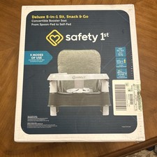 Safety 1st Deluxe 5-in-1 Sit, Snack Go Convertible Booster Seat, Half Pipe