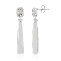 Ohrringe Aus Sterlingsilber Mit WeißEm Quarz