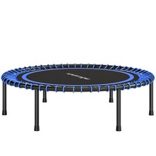 SPORTNOW Tappeto Elastico a 36 Corde in Acciaio e PP Ø114x31 cm Blu