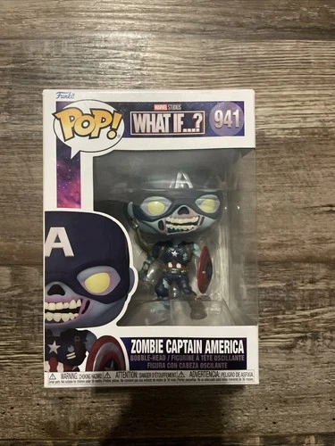 Funko Pop! Marvel ZOMBIE CAPTAIN AMERICA #941 Vinyl Bobblehead Figure