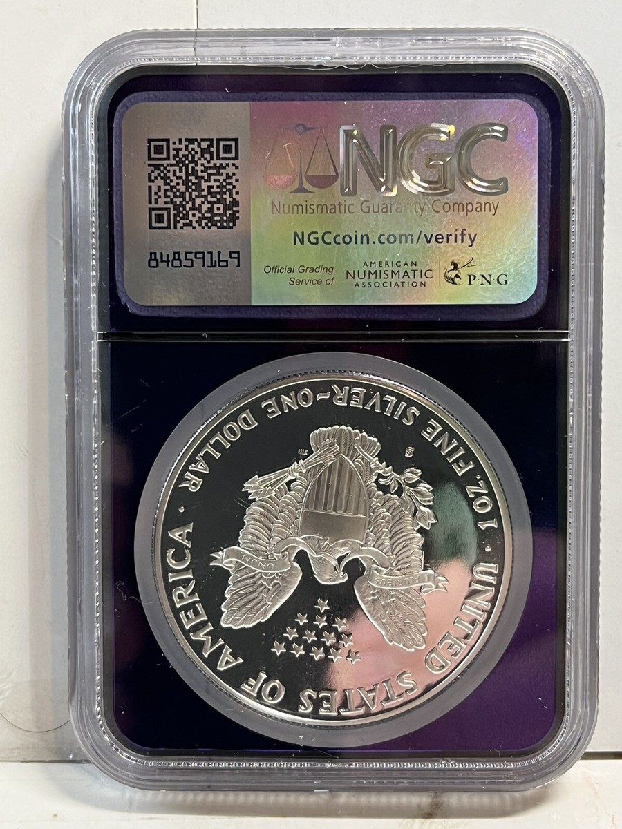 1991-S Proof $1 American Silver Eagle NGC PF 69 Ultra Cameo