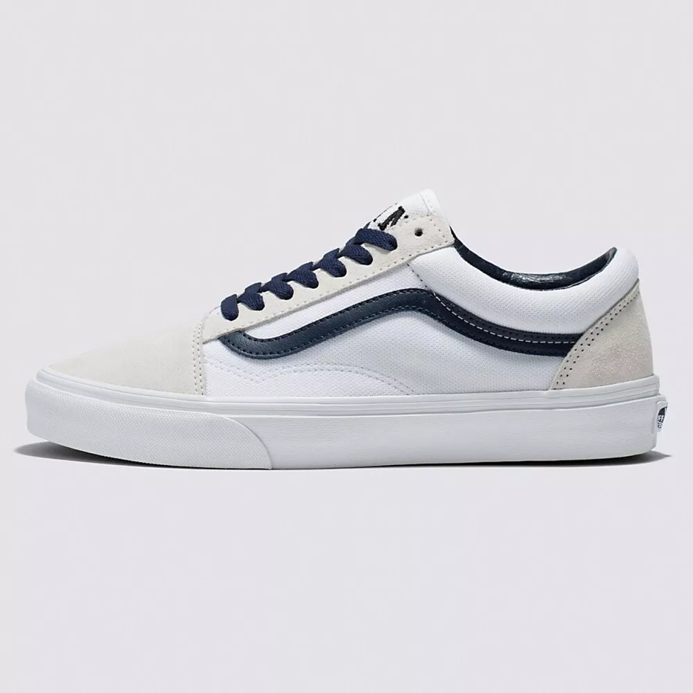 Skool Vans Club White/Navy Sneakers Low-Top Shoes 2023 | eBay