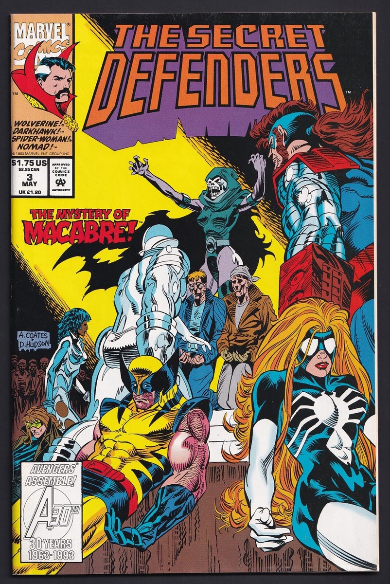 Secret Defenders #1-25 Marvel 1993 Complete Series! Deadpool