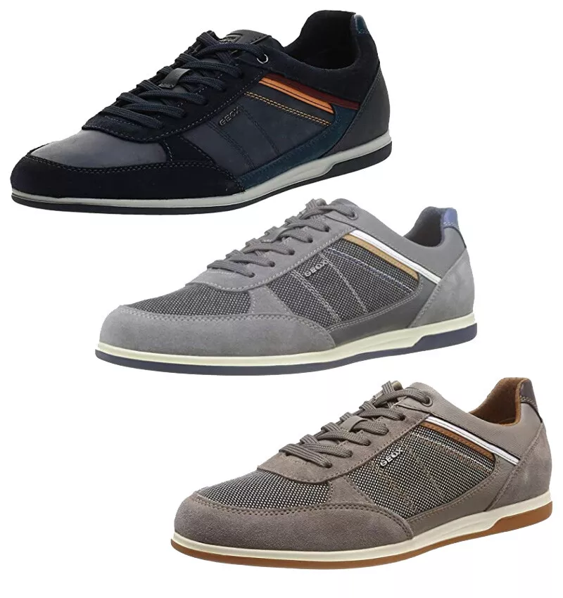 GEOX Men&#039;s U Renan B Low Sneakers, Color Options | eBay